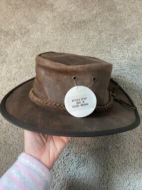 New American Bison HT127 Brown Cowboy Hat Western Hat Size Medium